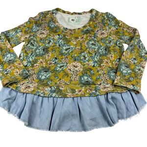 Lilka Anthropologie Floral Top - Large Petite - Great!
